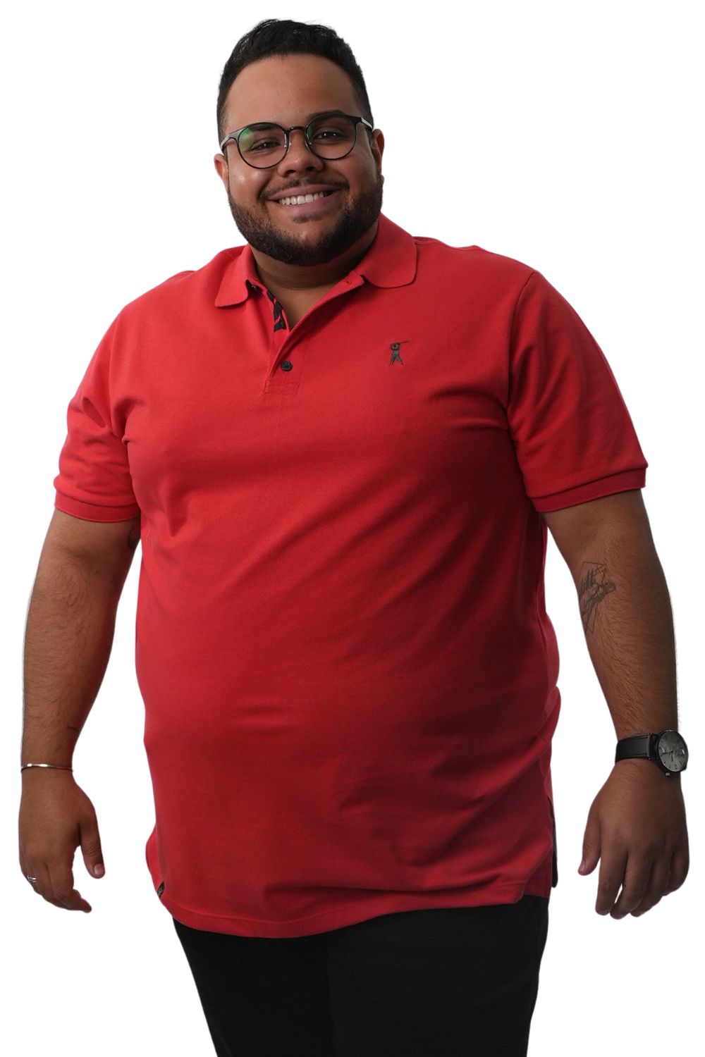 Camisa Polo Cadarços Patô Plus Size