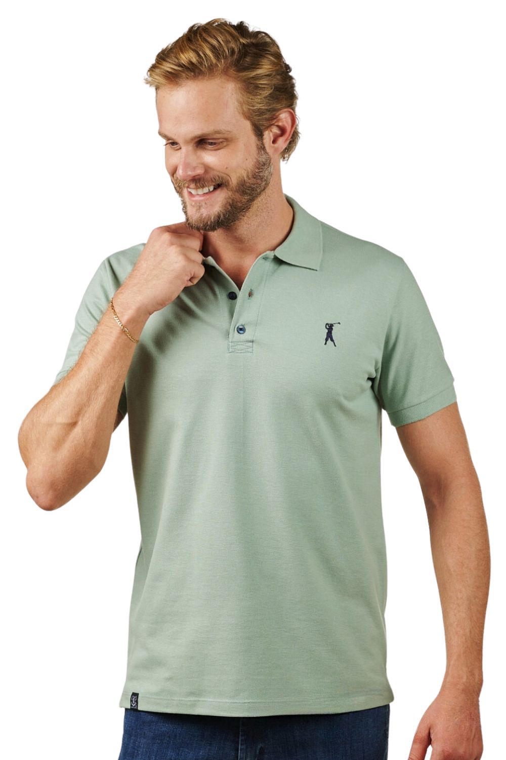 Camisa Polo Gola Lisa