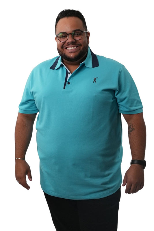 Camisa Polo Lisa Golfe Class Plus Size