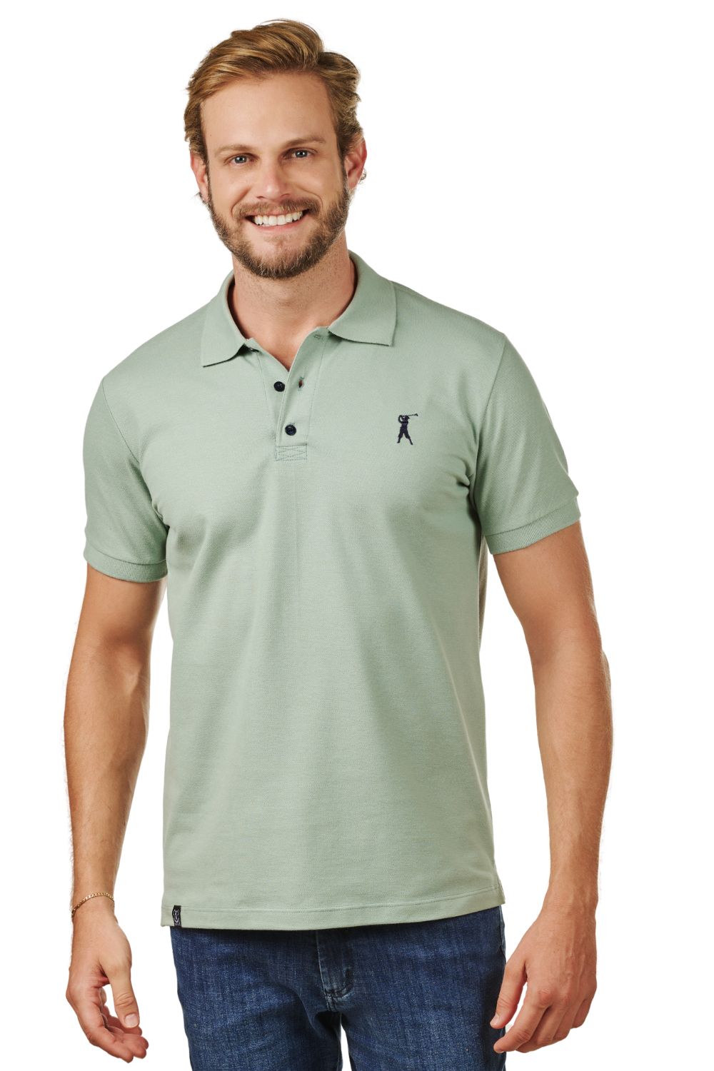 Camisa Polo Gola Lisa