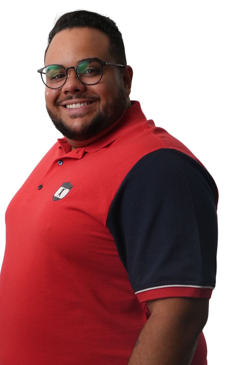 Camisa Polo Vivo Manga Brasão Plus Size