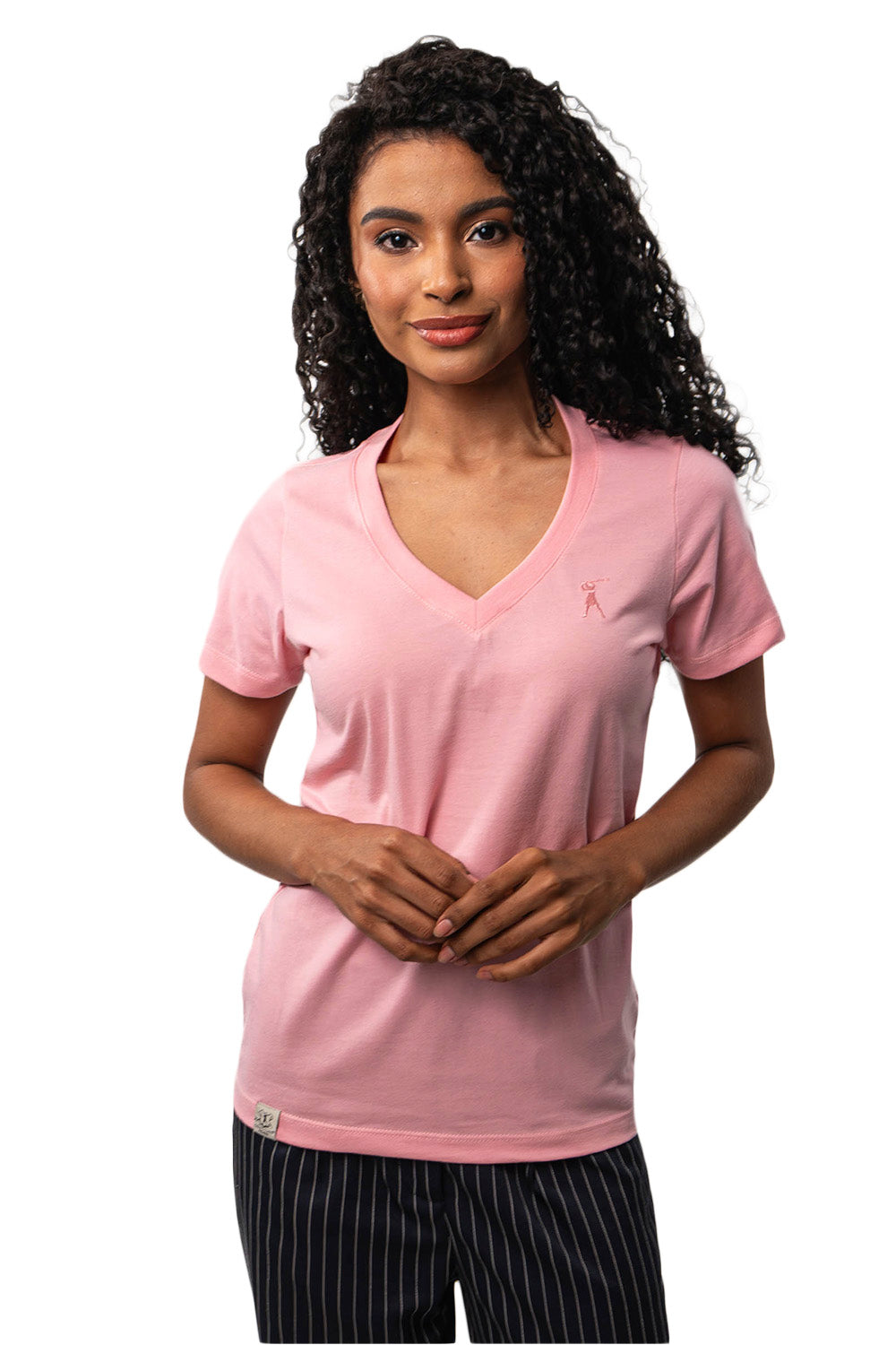 Camiseta Feminina Decote V