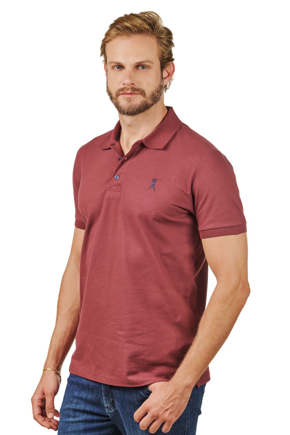 Camisa Polo Gola Lisa