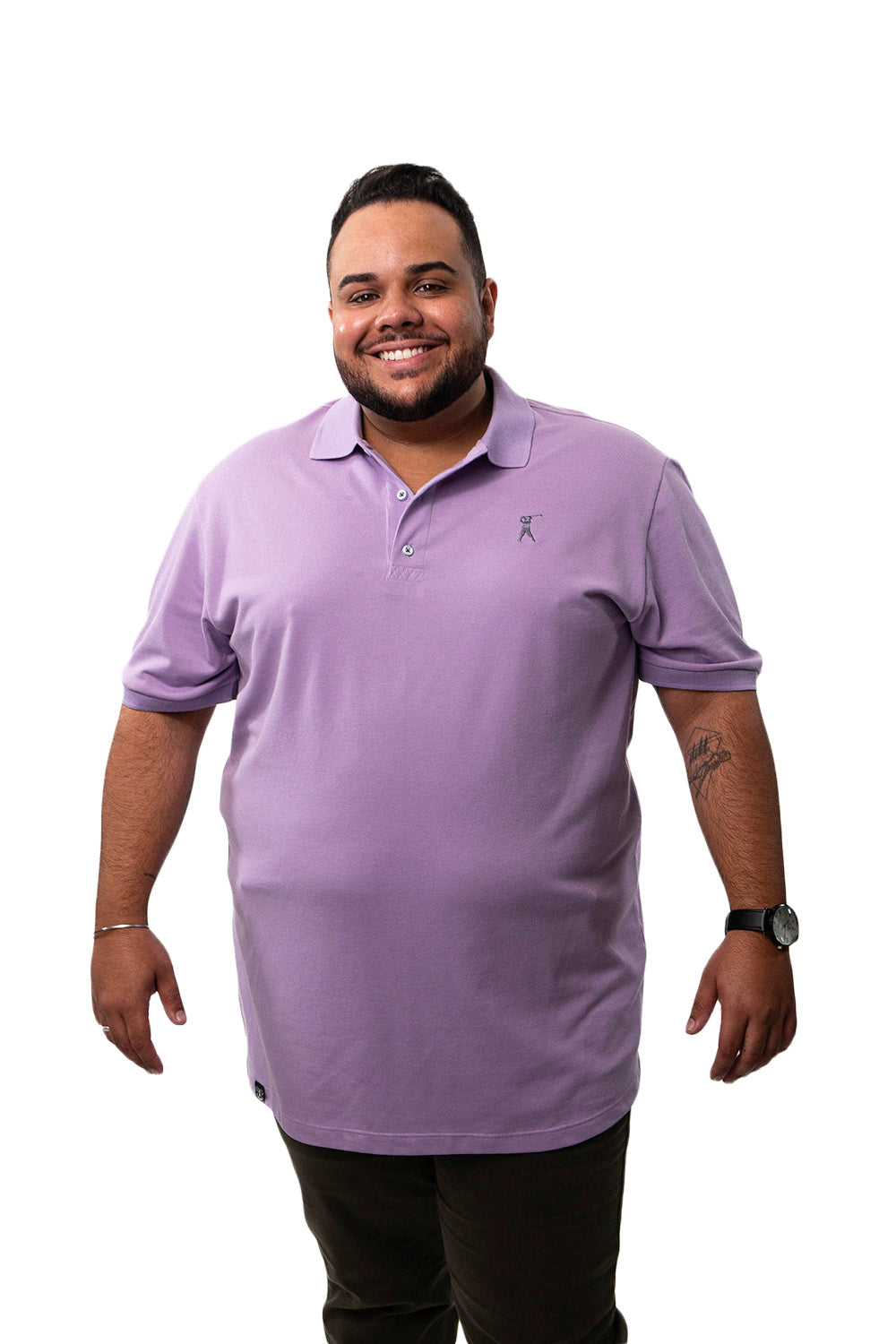 Camisa Polo Lisa Plus Size