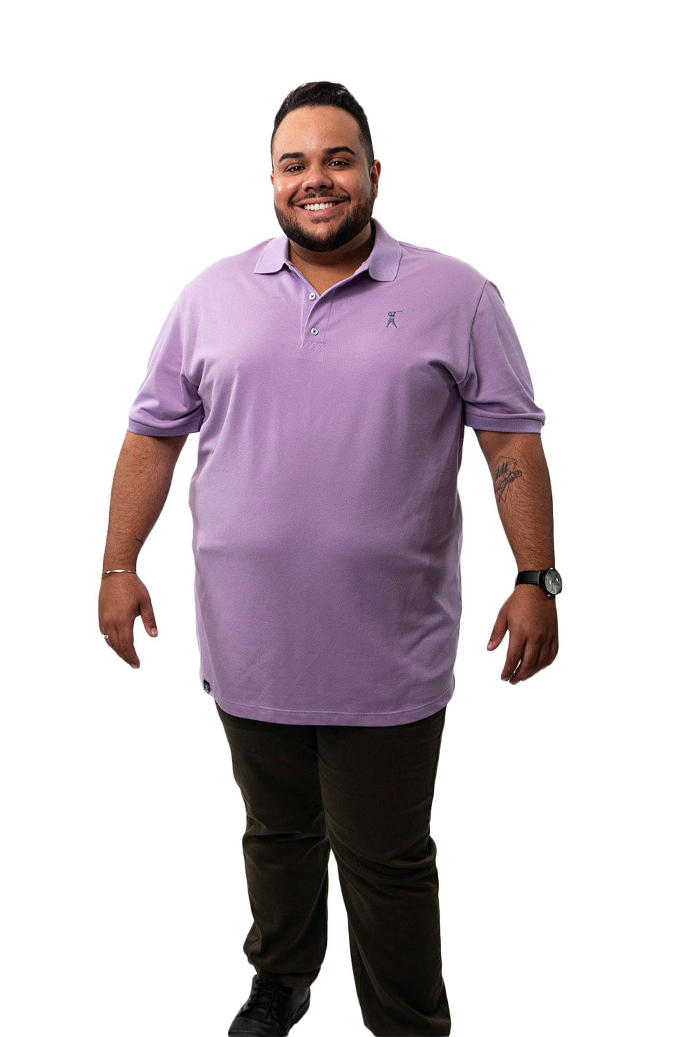 Camisa Polo Lisa Plus Size